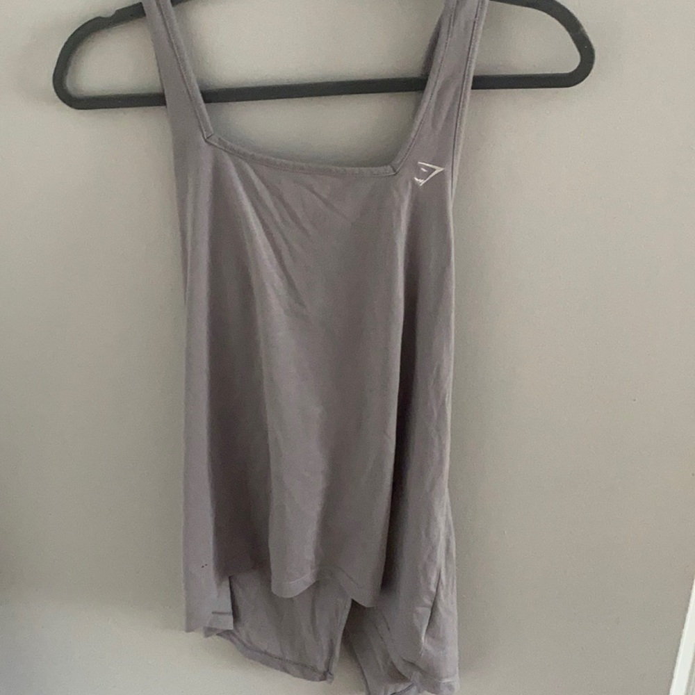 Gymshark lavender open/tie back tank
